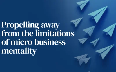 Propelling away from the limitations of micro business mentality.